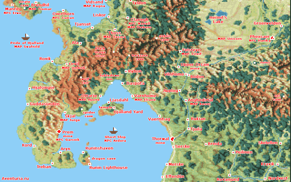 Thorwal Blade of Destiny Map